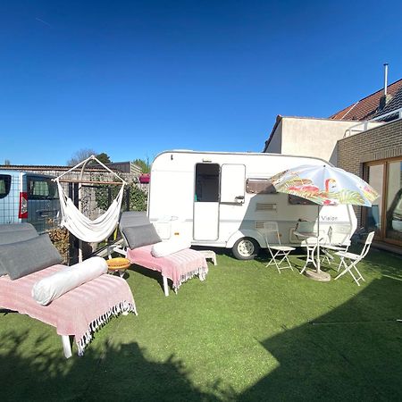 Gardencaravan Near Ghent In Green Area Εξωτερικό φωτογραφία