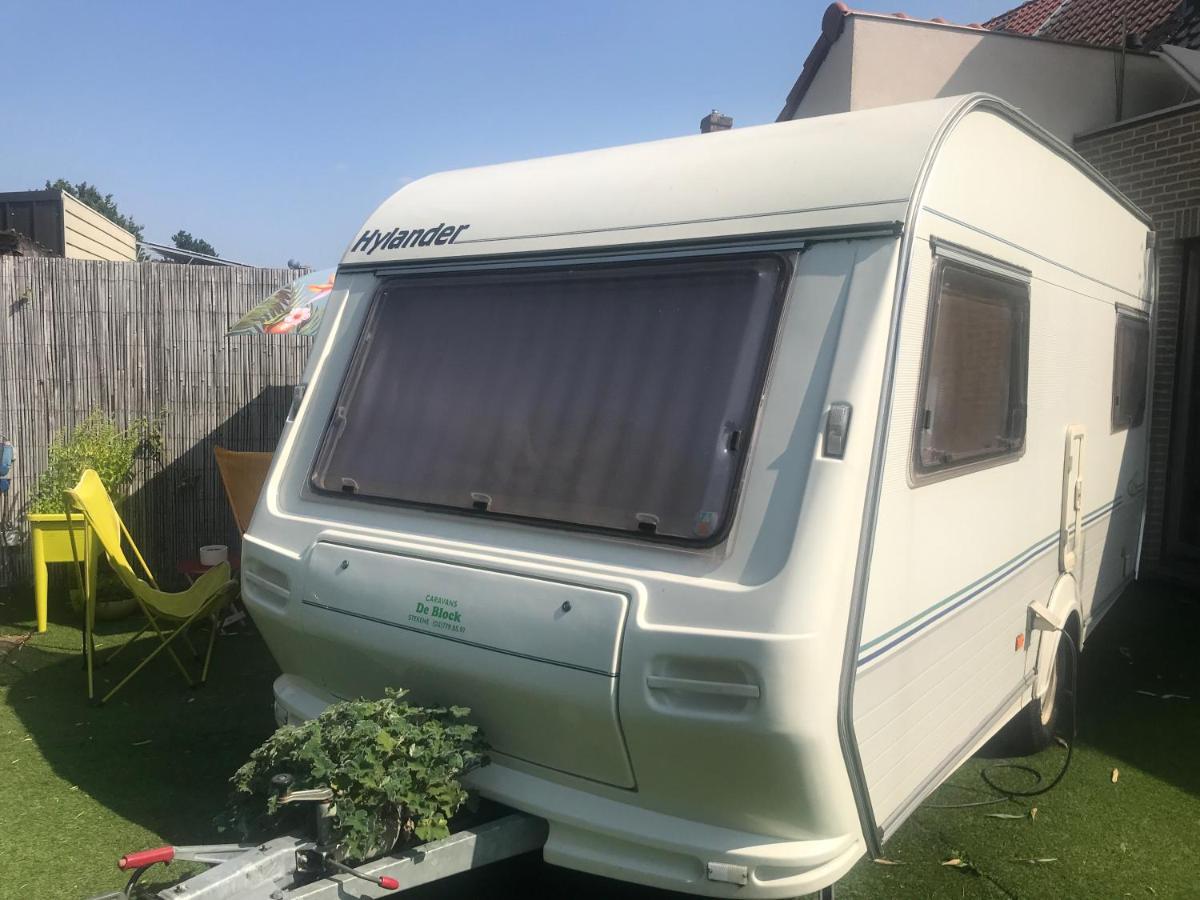 Gardencaravan Near Ghent In Green Area Εξωτερικό φωτογραφία